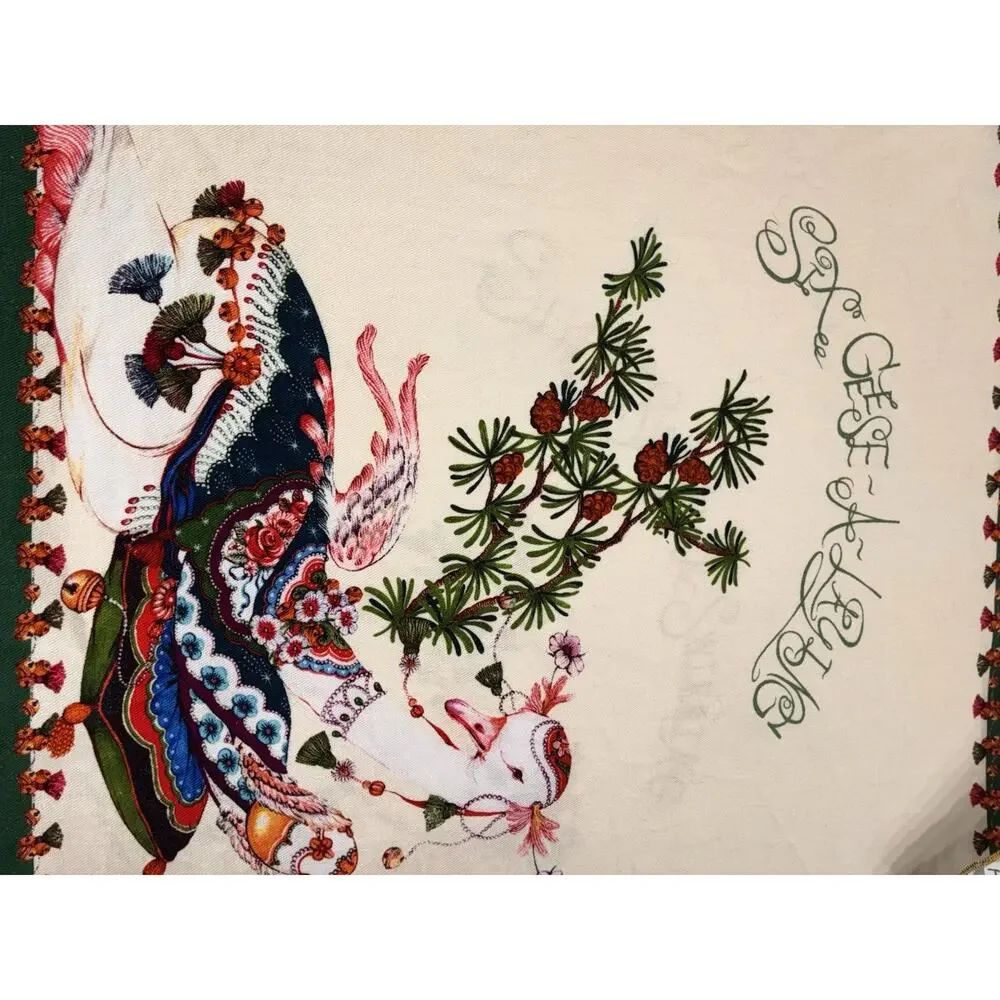 Anthropologie Phannapast Taychamaythakool 12 Days Christmas Napkins Square